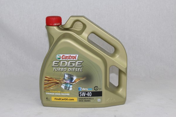 Motoröl 4 Liter Castrol Edge Turbo Diesel 5W40