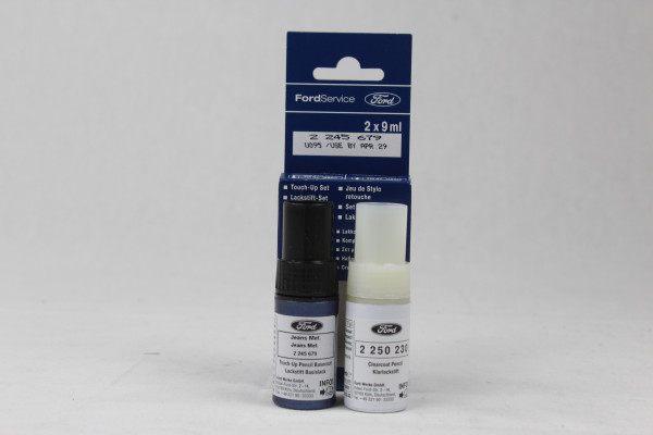 Lackstift Jeans-Metallic + Klarlack je 9ml