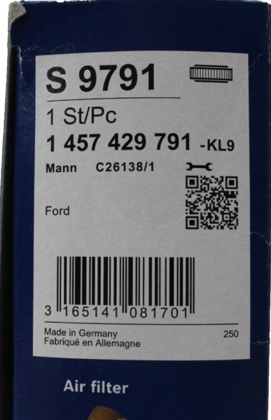 Inspektionskit 1,6 + 1,8 16V Ford Escort