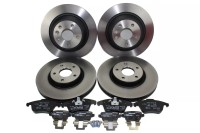 Bremsscheiben + Bremsbeläge vorne + hinten Bremsscheiben + Bremsbeläge vorne + hinten