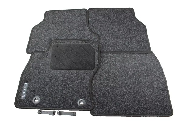 Fußmatten vorne + hinten Teppich Ford Focus MK2