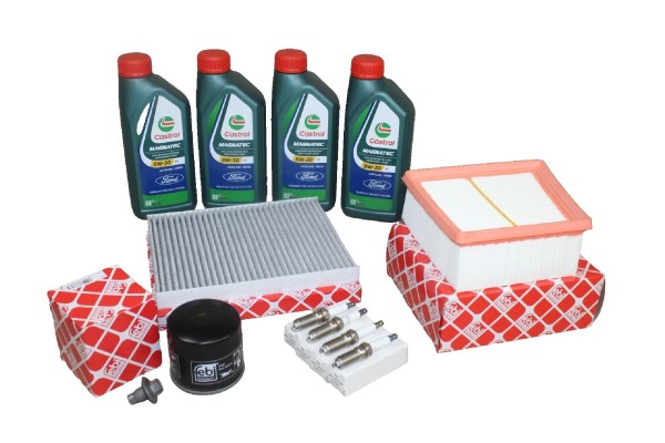 Inspektionskit 1,25 + 1,4 + 1,6 16V Ford Fiesta - B-Max