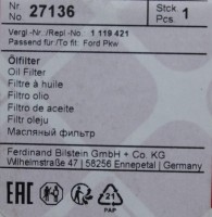 Vorschau: Inspektionskit 1,6 + 1,8 16V Ford Escort Vorschau: Inspektionskit 1,6 + 1,8 16V Ford Escort