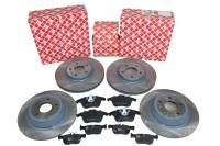 Bremsscheiben + Bremsbeläge vorne + hinten Bremsscheiben + Bremsbeläge vorne + hinten