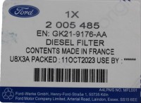 Vorschau: Inspektionskit 2,0 Diesel Ford Transit Heckantrieb Vorschau: Inspektionskit 2,0 Diesel Ford Transit Heckantrieb