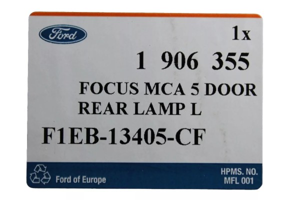Rückleuchte links Ford Focus 5-türige Limousine MK3