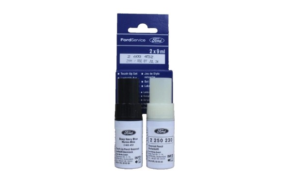 Lackstift Marine-Blau + Klarlack je 9ml