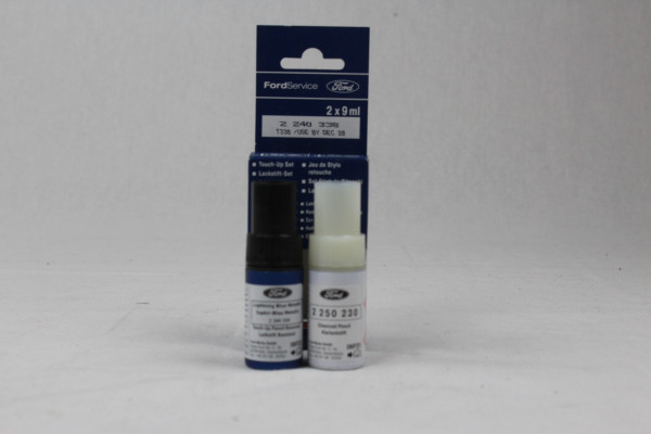 Lackstift Saphir Blau Metallic + Klarlack je 9ml