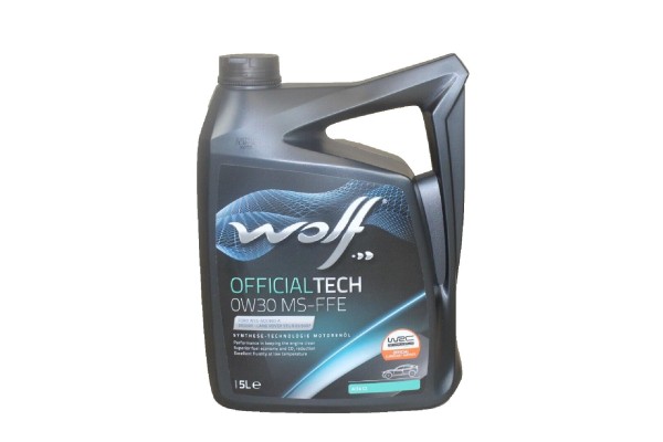 Motoröl 5 Liter Wolf Official Tech 0W30 MS-FFE