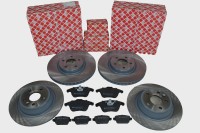 Bremsscheiben + Bremsbeläge vorne + hinten Bremsscheiben + Bremsbeläge vorne + hinten