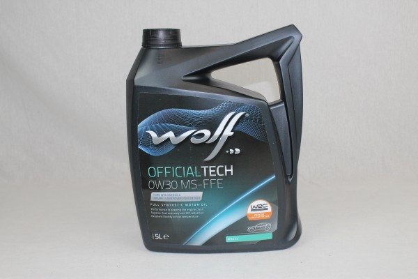 Motoröl 5 Liter Wolf Official Tech 0W30 MS-FFE