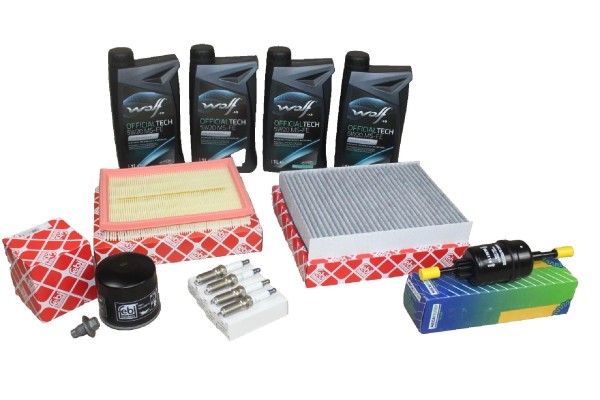 Inspektionskit 1,25 + 1,4 + 1,6 16V Ford Fiesta - Fusion