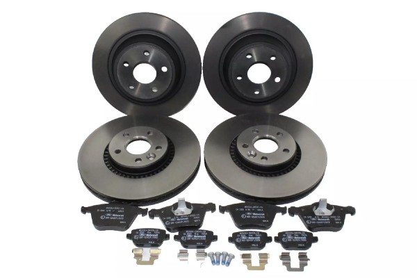 Bremsscheiben + Bremsbeläge vorne + hinten