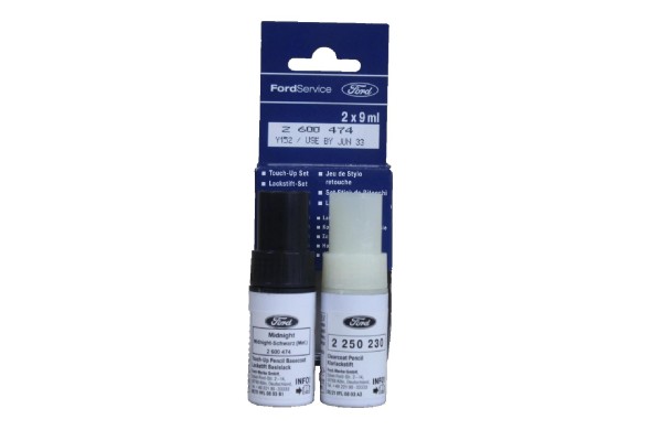 Lackstift Midnight-Schwarz-Metallic + Klarlack je 9ml