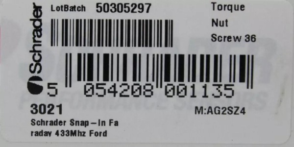 Reifendrucksensor 1 Stück RDKS TPMS 433MHz Ford