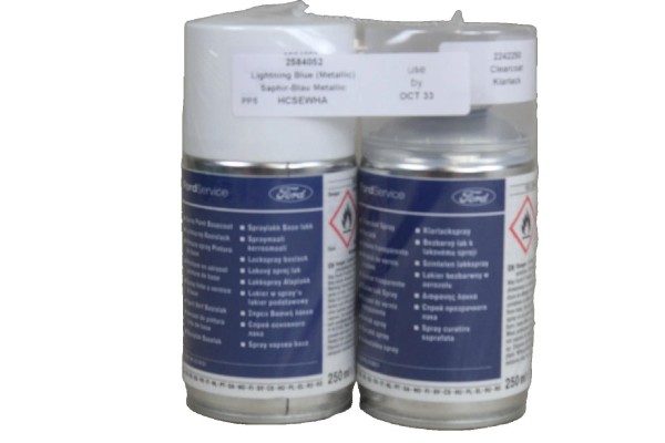 Autolack Saphir Blau Metallic + Klarlack je 250ml