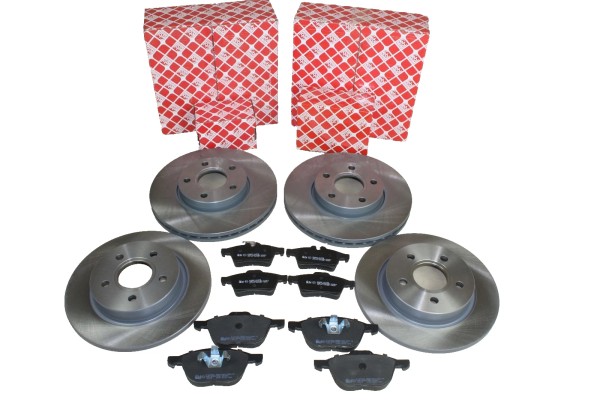 Bremsscheiben + Bremsbeläge vorne + hinten