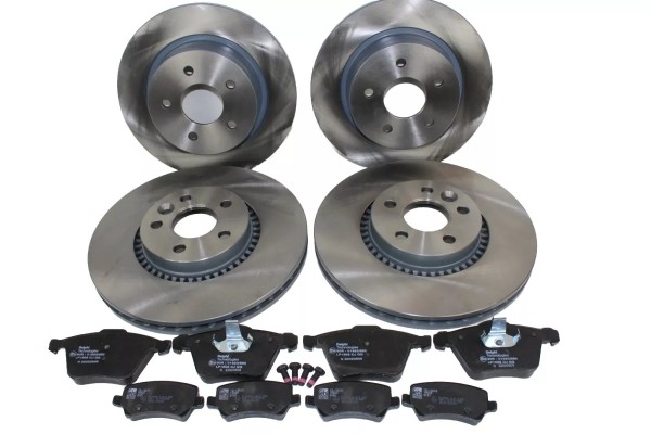 Bremsscheiben + Bremsbeläge vorne + hinten